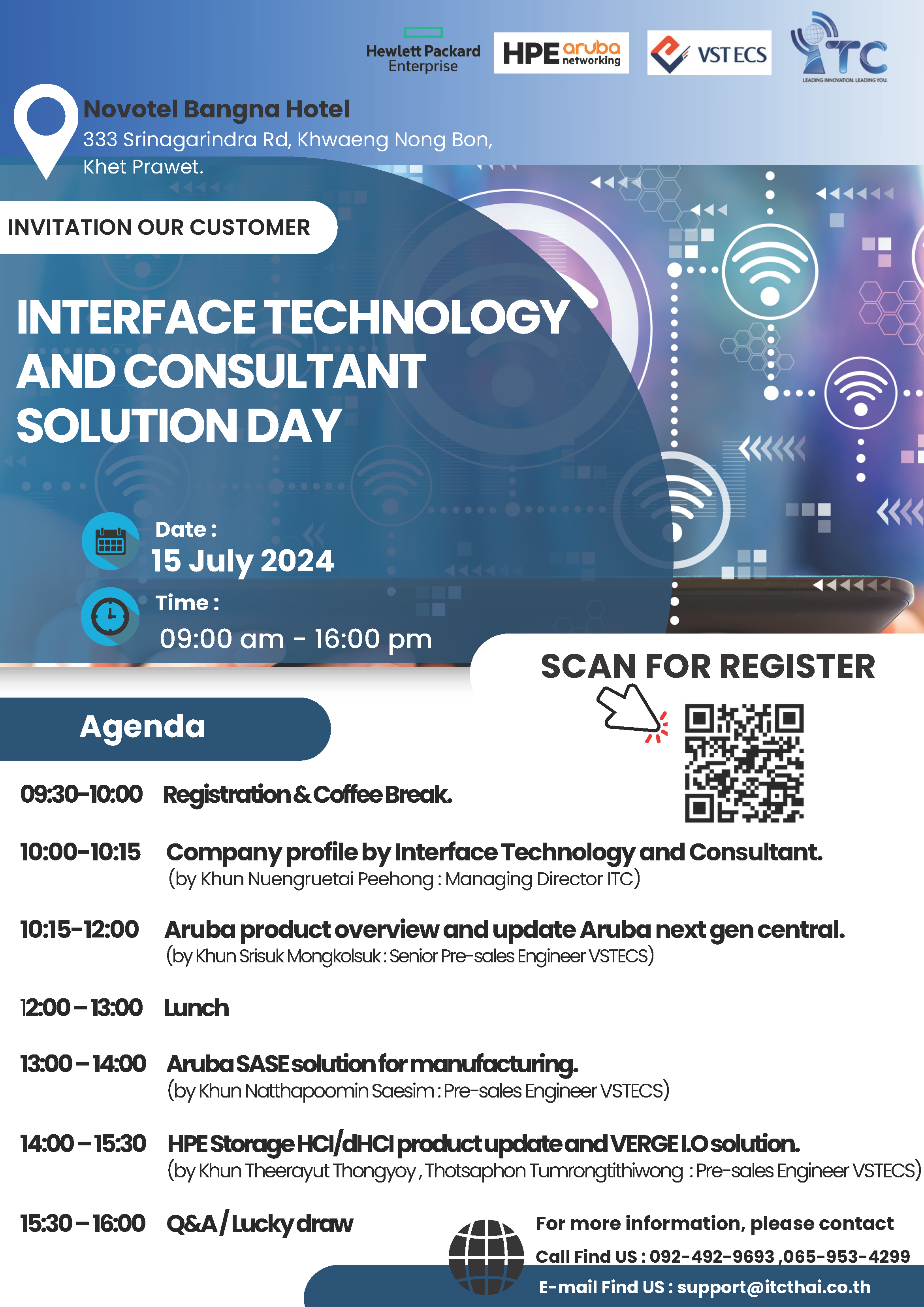 INTERFACE TECHNOLOGY AND CONSULTANT SOLUTION DAY FOR MANUFACTURING.